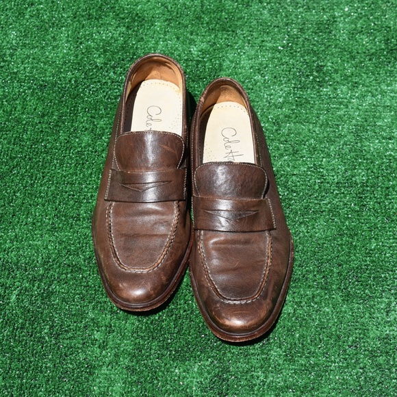 Cole Haan - Brown Leather Loafers NikeAir Size 9